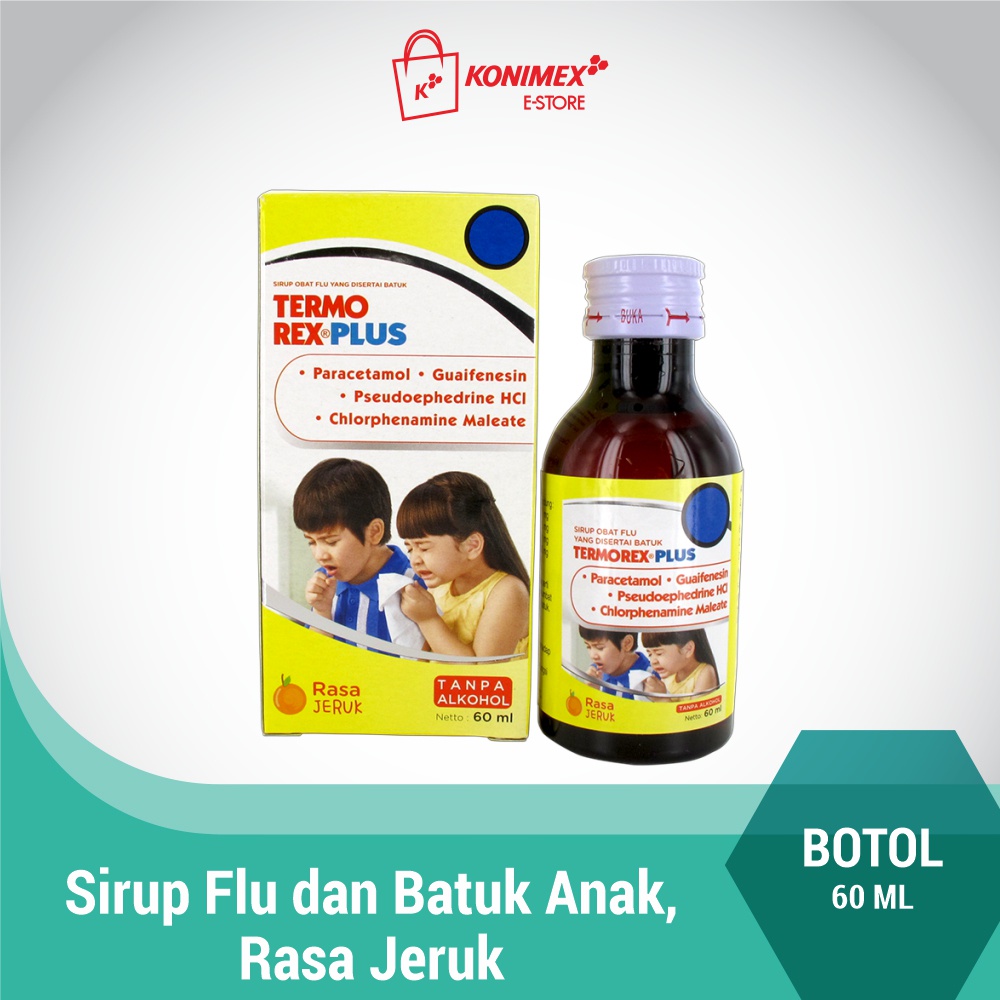Konimex Termorex Plus Sirup Obat Flu dan Batuk
