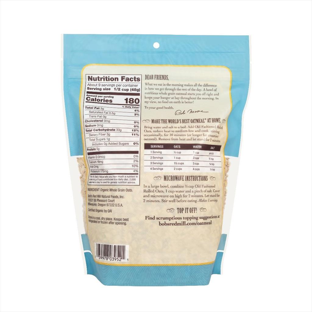 Bob’s Red Mill  Old Fashioned Rolled Oats