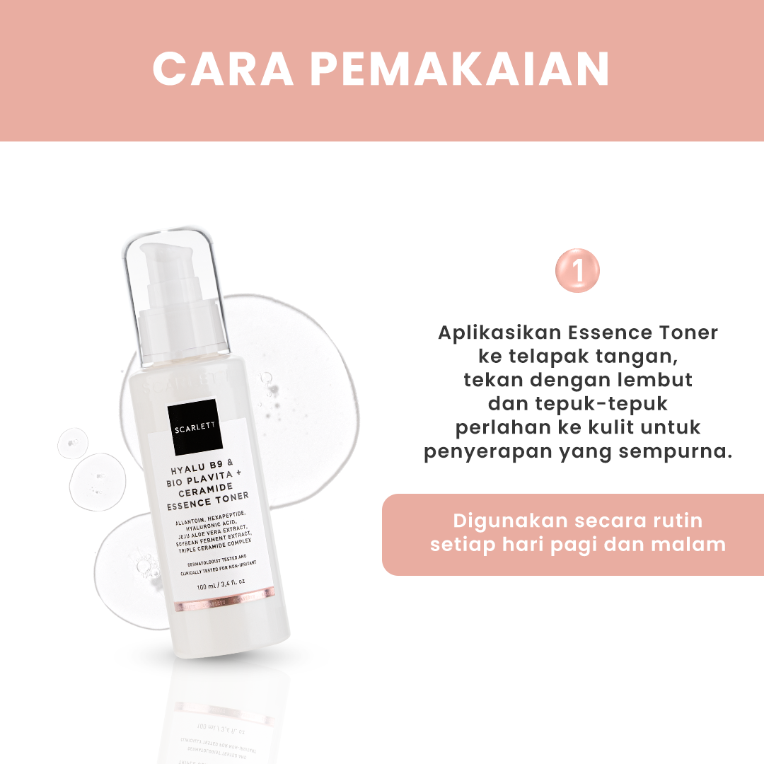Scarlett Whitening Hyalu B9 & Bio Plavita + Ceramide Essence Toner 5