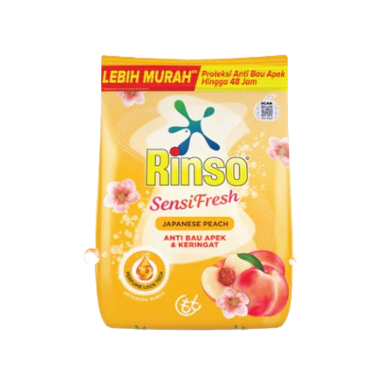 Rinso SensiFresh Deterjen Bubuk Japanese Peach 1