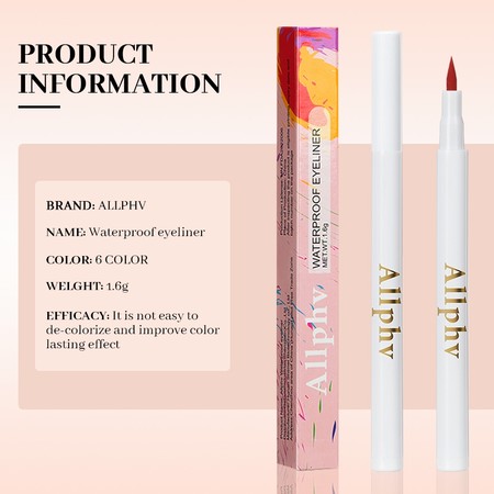 Guoyu Feng Indonesia Allphv Waterproof Eyeliner 09# White