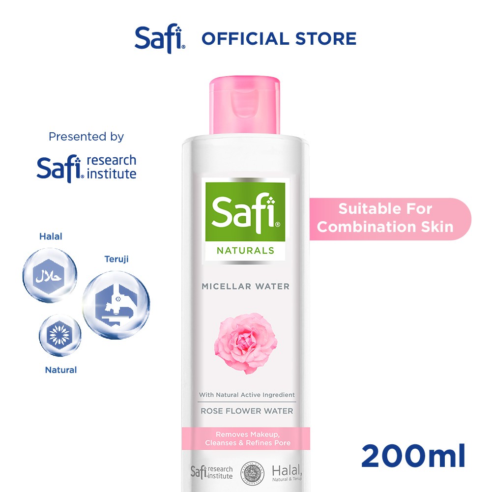 Unza Vitalis Safi Naturals Micellar Water Rose Extract