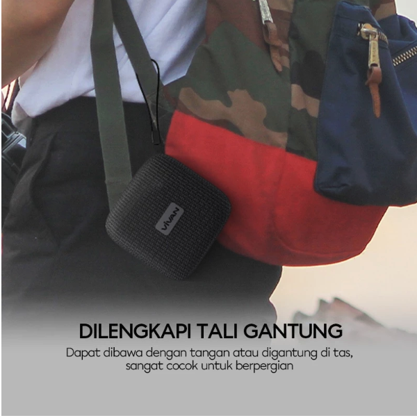 Wook Global Technology VIVAN Waterproof Bluetooth Speaker Mini VS3