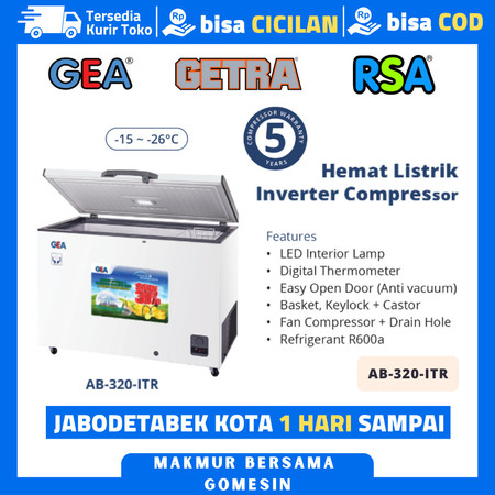 Royal Sutan Agung GEA Chest Freezer Inverter  AB-320-ITR