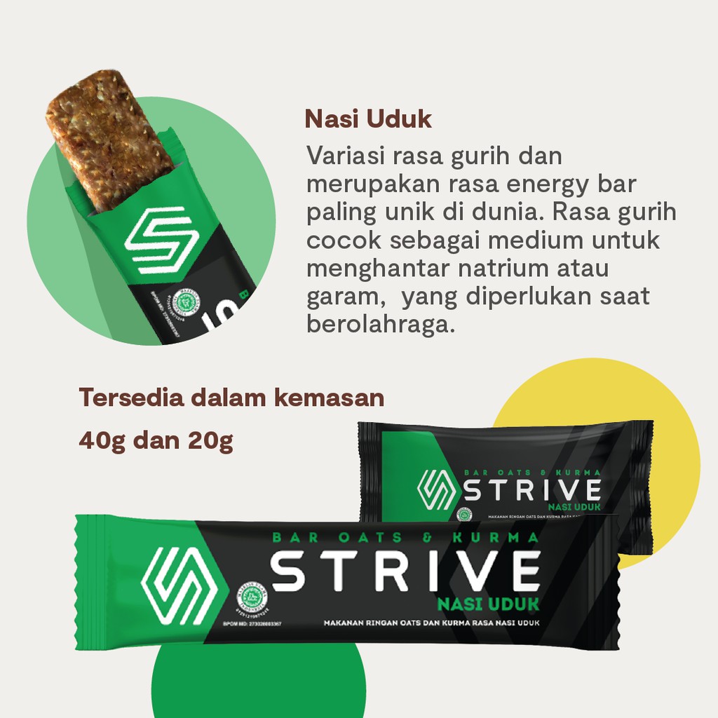 STRIVE Bar Oats & Kurma Nasi Uduk