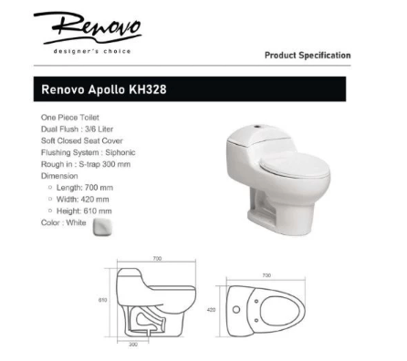 Catur Sentosa Adiprana Renovo Closet Duduk KH328