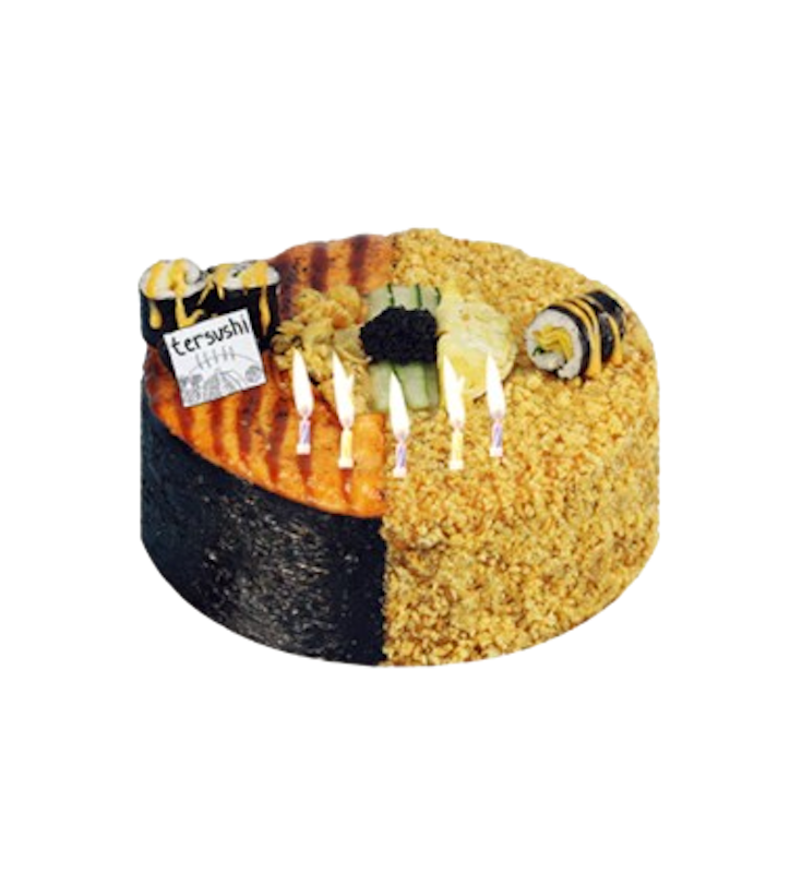 Tersushi Birthday Sushi Setan Dar Package Size 20 cm 1