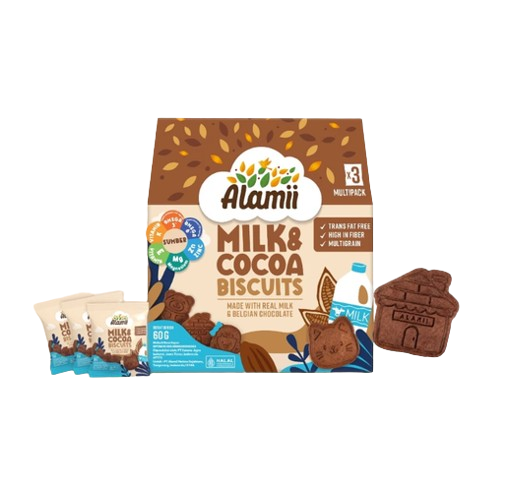 Alamii Multigrain Biscuits Milk & Cocoa 