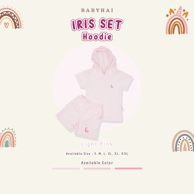 Iris Set Hoodie - Seri Pink 2