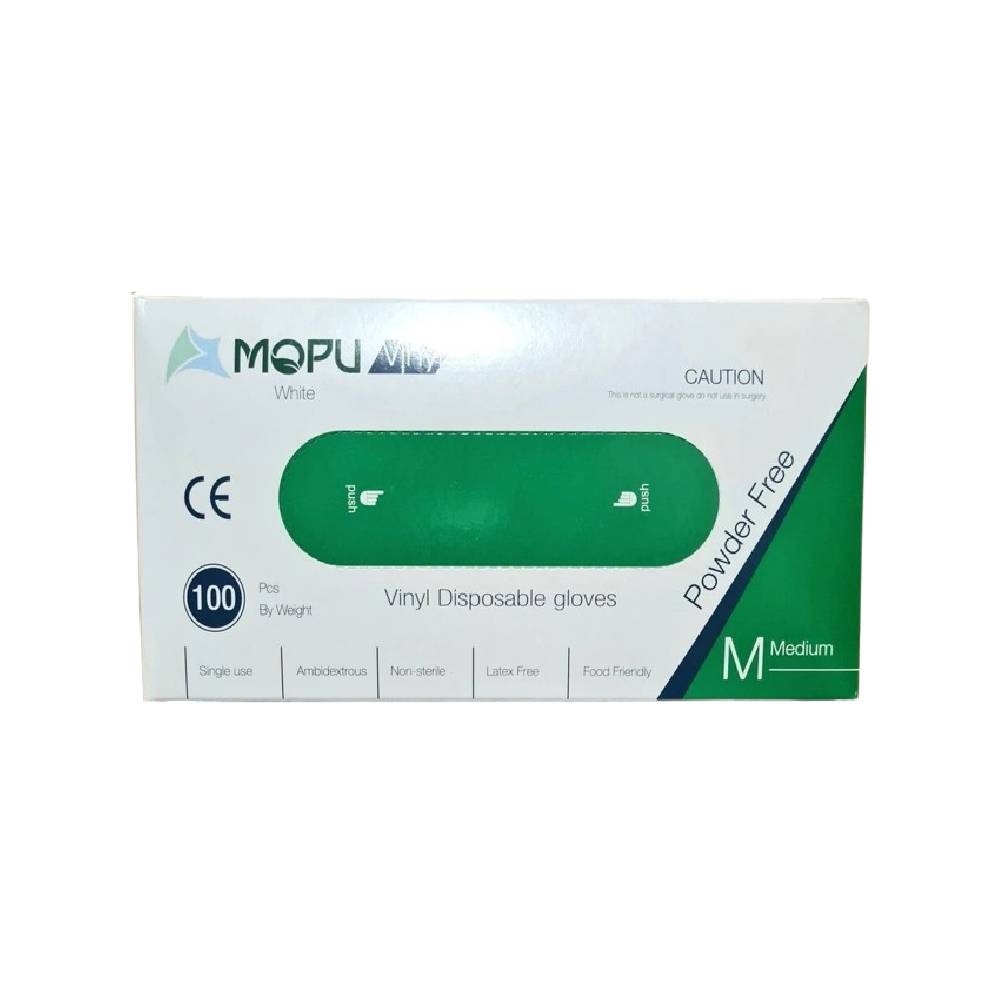MOPU Vinyl Disposable Gloves Powder Free