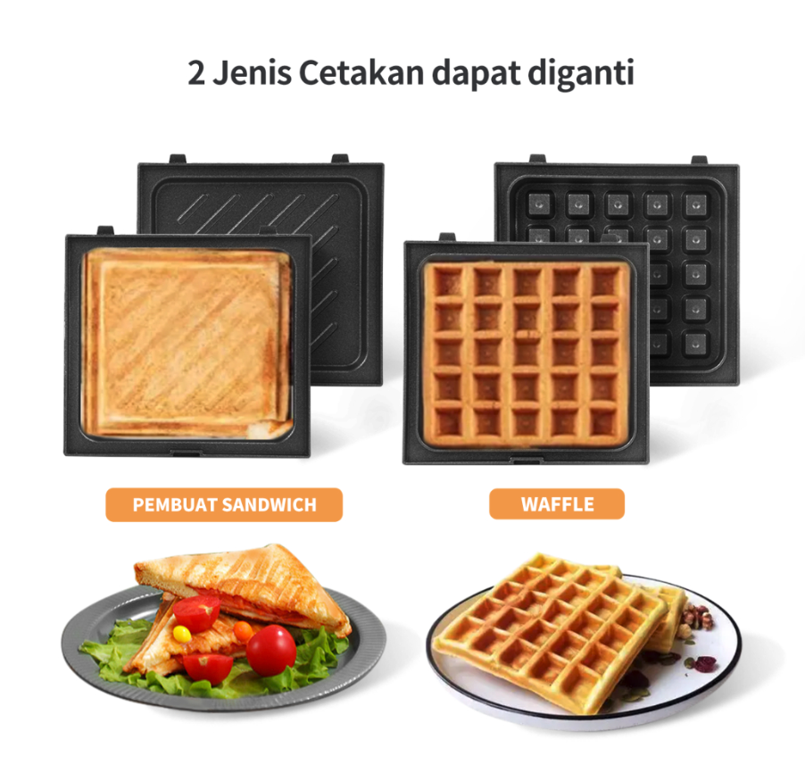 Simplus Sandwich + Waffle Maker