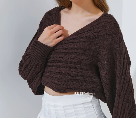  RUBI Knitwear Eloise Crop Sweater