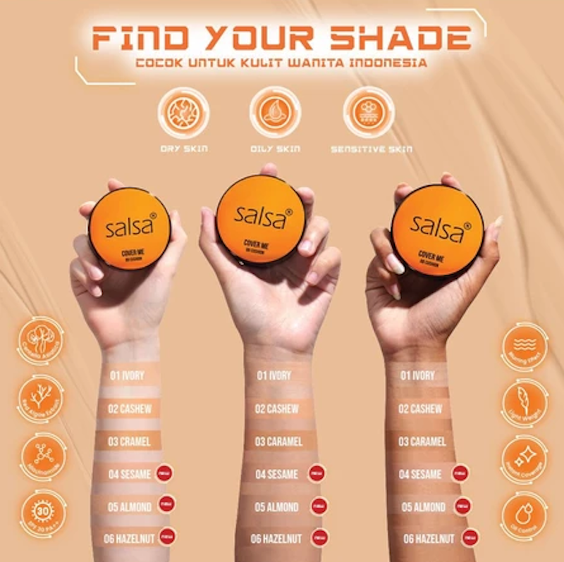 SALSA Cover Me BB Cushion 05 Almond 2