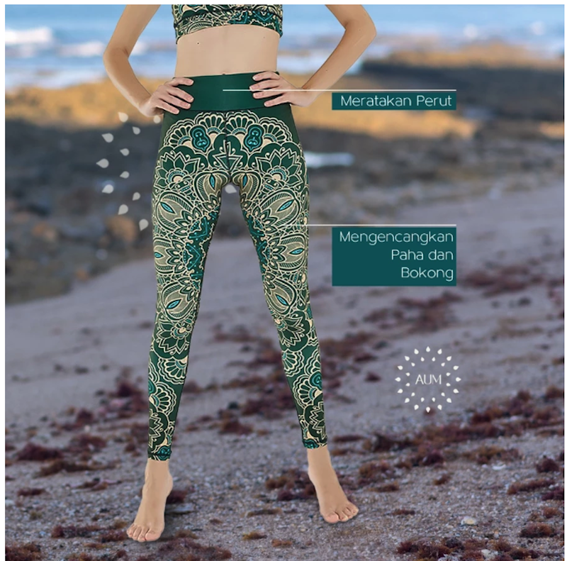AUM Green Macca Legging 3