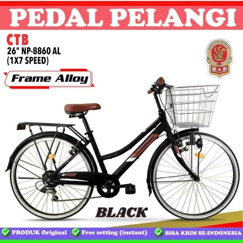 New Phoenix City Bike 26 Inch  NP-8860 AL