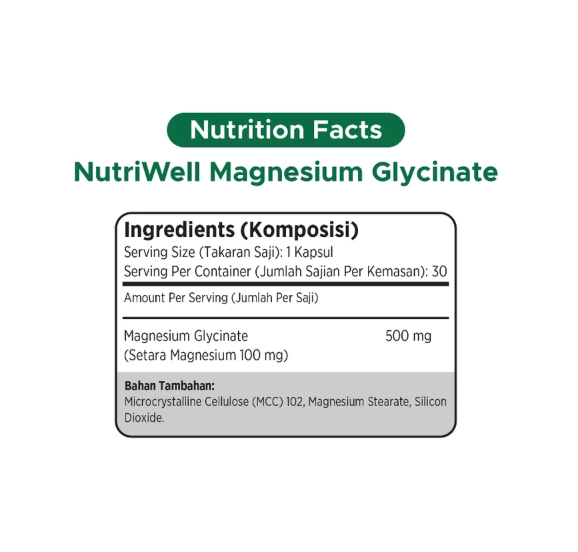 Viva Pharmaceutical Nutri-Well Magnesium Glycinate