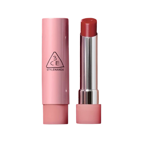 3CE Glazy Lip Glow 34 Rose Glaze 1