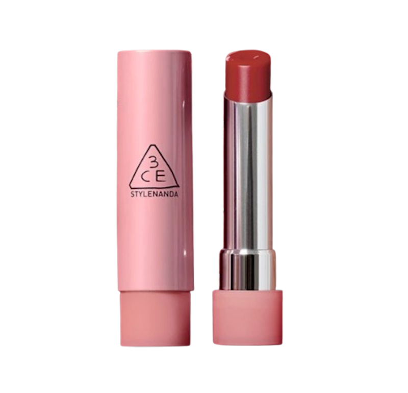 3CE Glazy Lip Glow 34 Rose Glaze 1