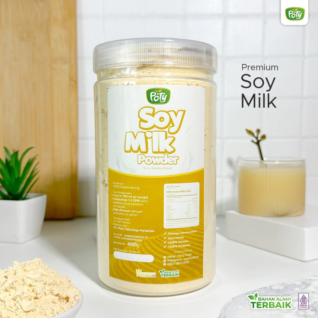 Poty Teknologi Pertanian Poty Soy Milk Powder 