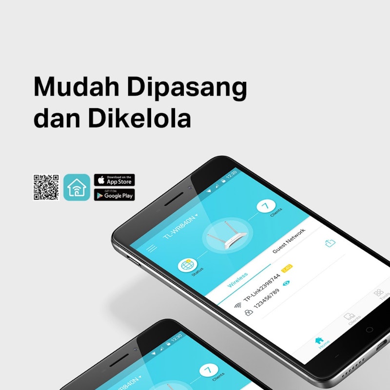 TP-Link Router Nirkabel N 300 Mbps 5