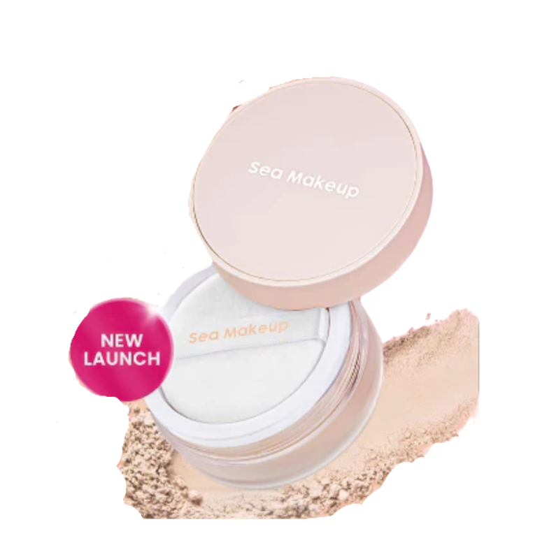 Sea Makeup Acne Blur and Set Loose Powder Gingersnap 1