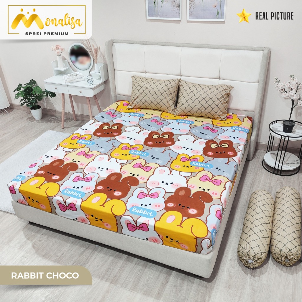 Monalisa Monalisa Waterproof Sprei Motif Karakter