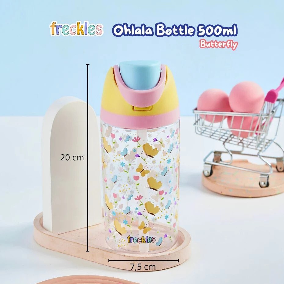 Okiedog Freckles Ohlala Water Bottle Tritan 500ml