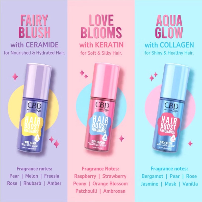 Figo Hair Boost Fragrance Love Blooms 3