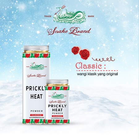 The British Dispensary Snake Brand Prickly Heat Powder 