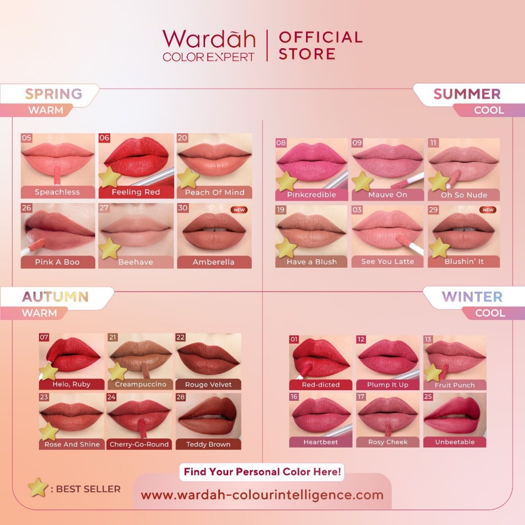 Paragon Technology and Innovation Wardah Matte Lip Cream 03 See You Latte