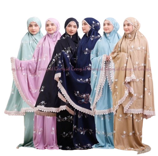 Jumuna Mukena Lace Dewasa Bordir Regina