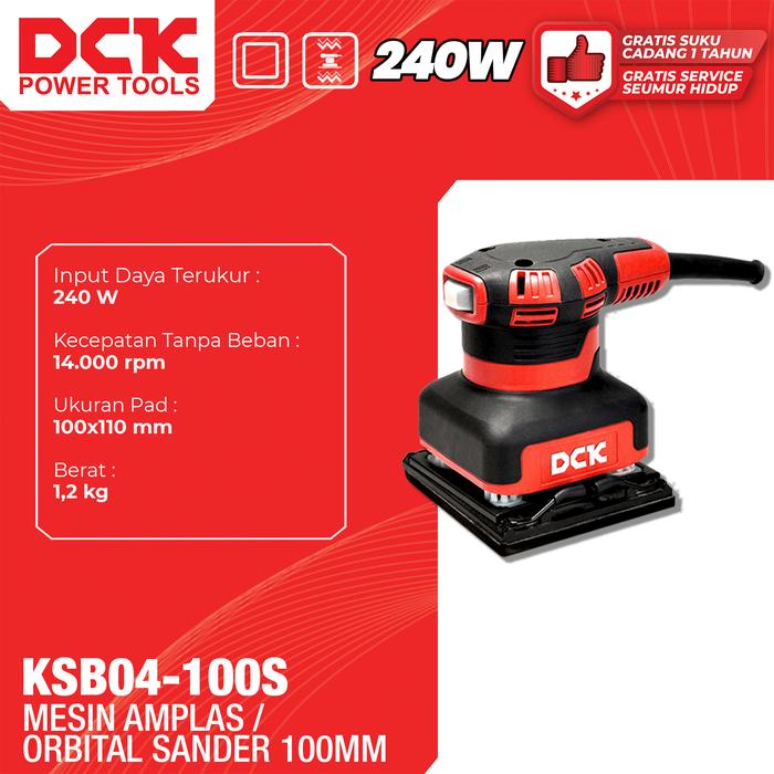 DCK Power tools Indonesia DCK Orbital Sander 110 mm KSB04-100S