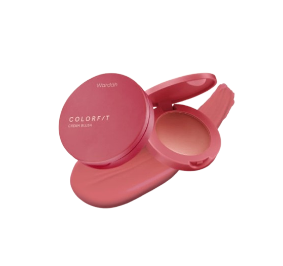 Wardah ｜ Colorfit Cream Blush 02 Merry Mauve