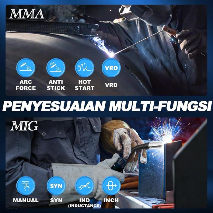  MT MASAKI 3in1 Welding Machine IGBT DC Inverter Mig 120A