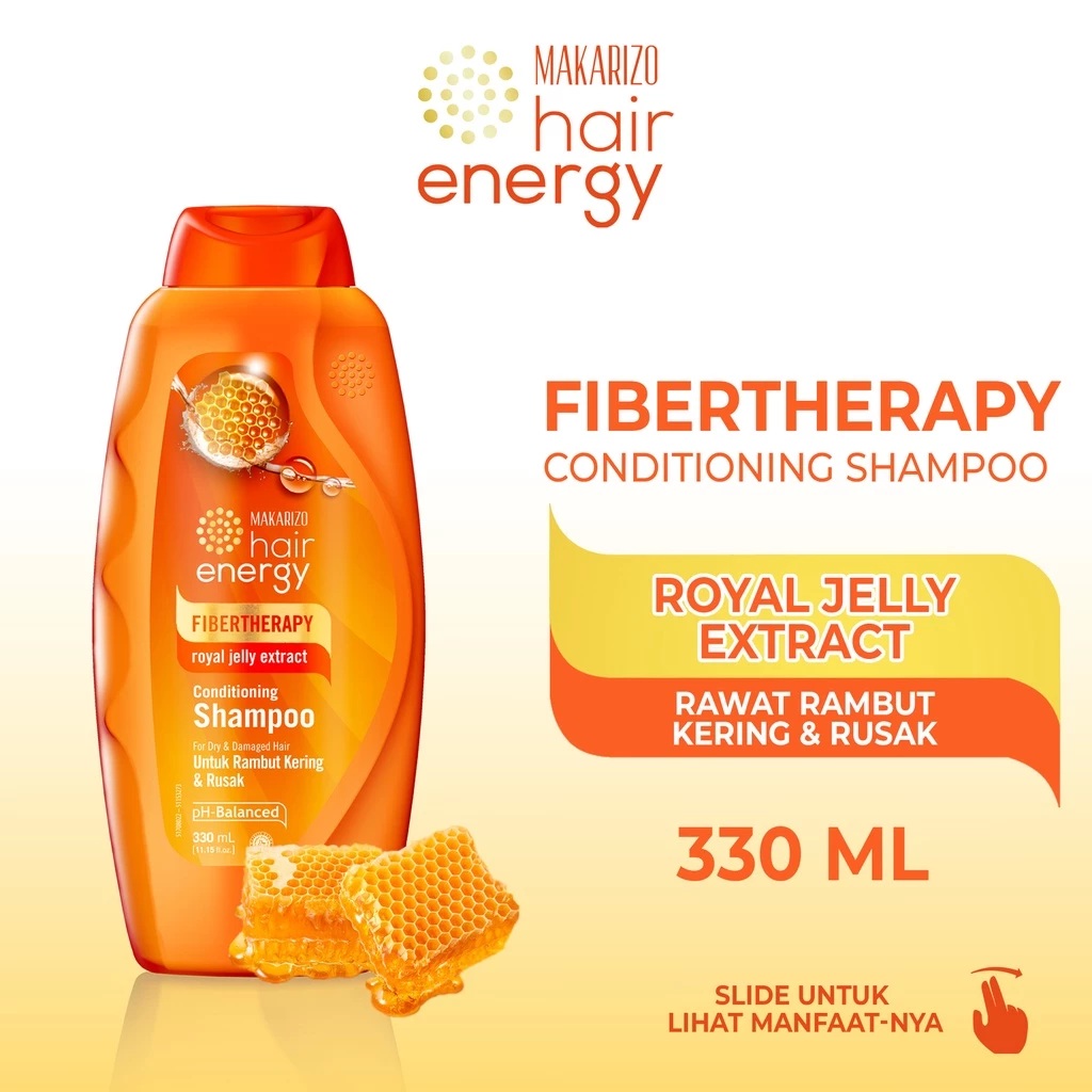 Akasha Wira International Makarizo Hair Energy Fibertherapy Conditioning Shampoo with Royal Jelly Extract
