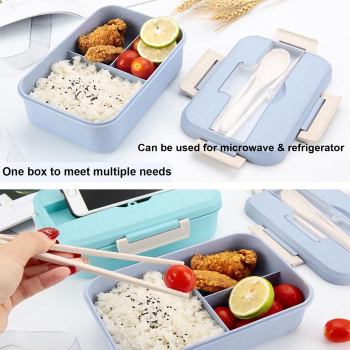 Paus Biru Kotak Bekal Makan  PM106G