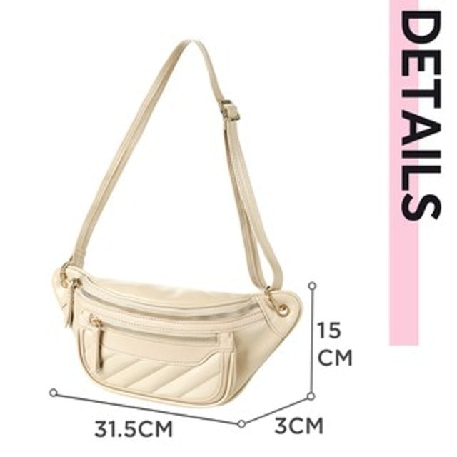 Miniso Tas Pinggang Seri dari Benang Bordir