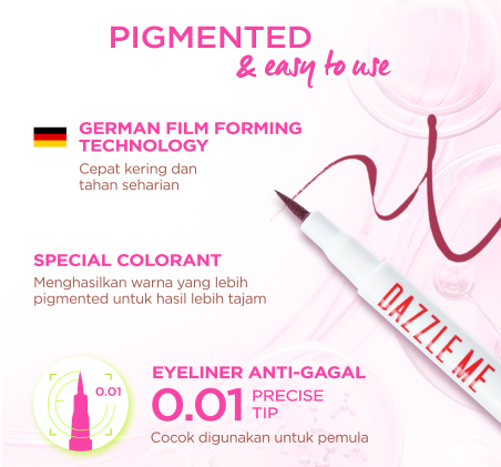 HEBE Beauty Style DAZZLE ME Color-Chic Liquid Eyeliner