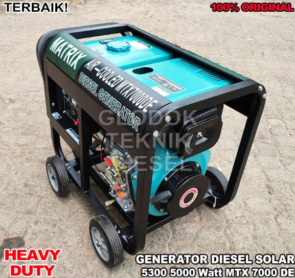  Matrix Air Cooled Diesel Generator MTX-7000DE