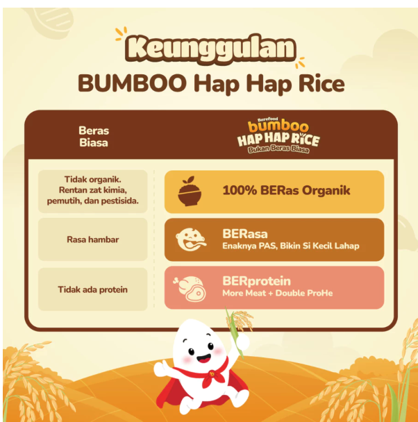 Barefood BUMBOO Hap Hap Rice Chicken Broth