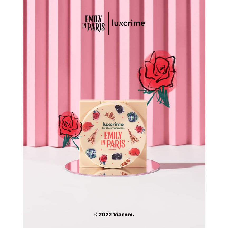 Luxury Cantika Indonesia Luxcrime EMILY IN PARIS Blur & Cover Two Way Cake Opera