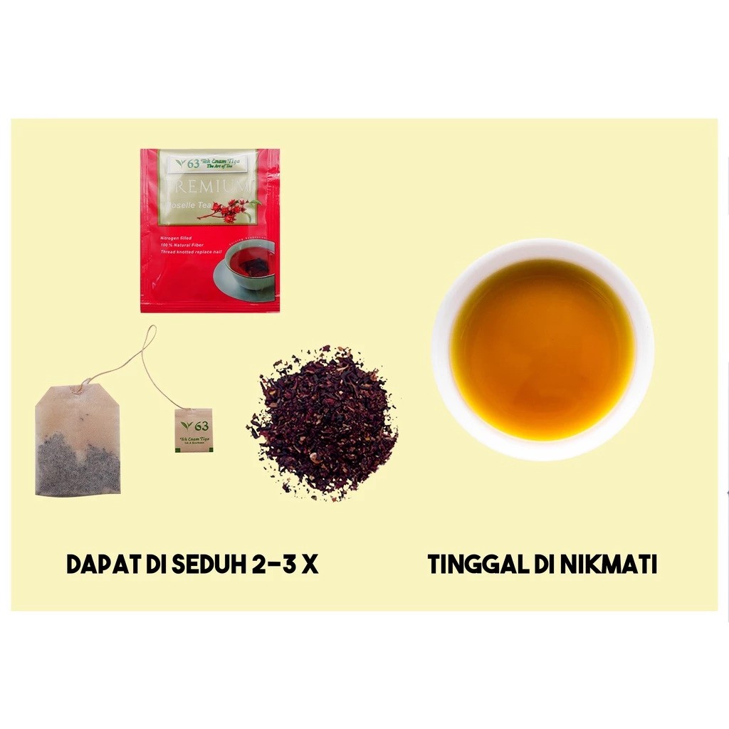 Teh 63 Premium Rosella Tea Bag