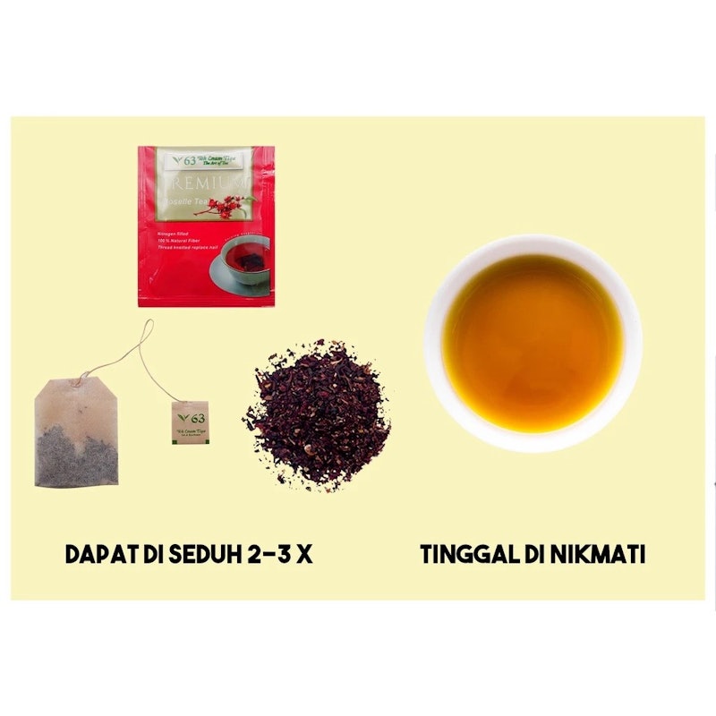 Teh 63 Premium Rosella Tea Bag 2