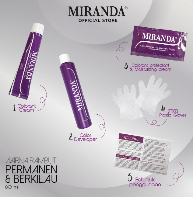 Victoria Care Indonesia Miranda Permanent Hair Color MC-9 Brown