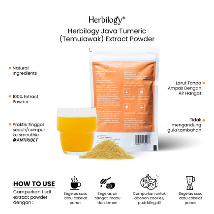 Herbilogy Java Turmeric (Temulawak) Extract Powder