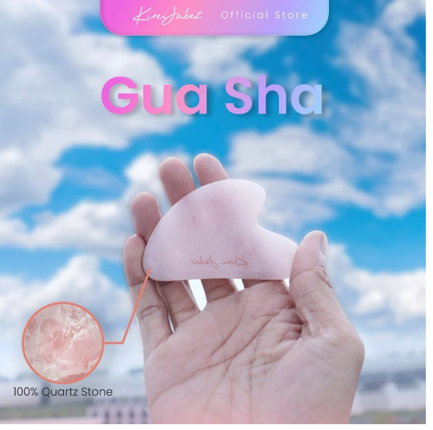  Kirei Jabez Gua Sha Rose Quartz Stone