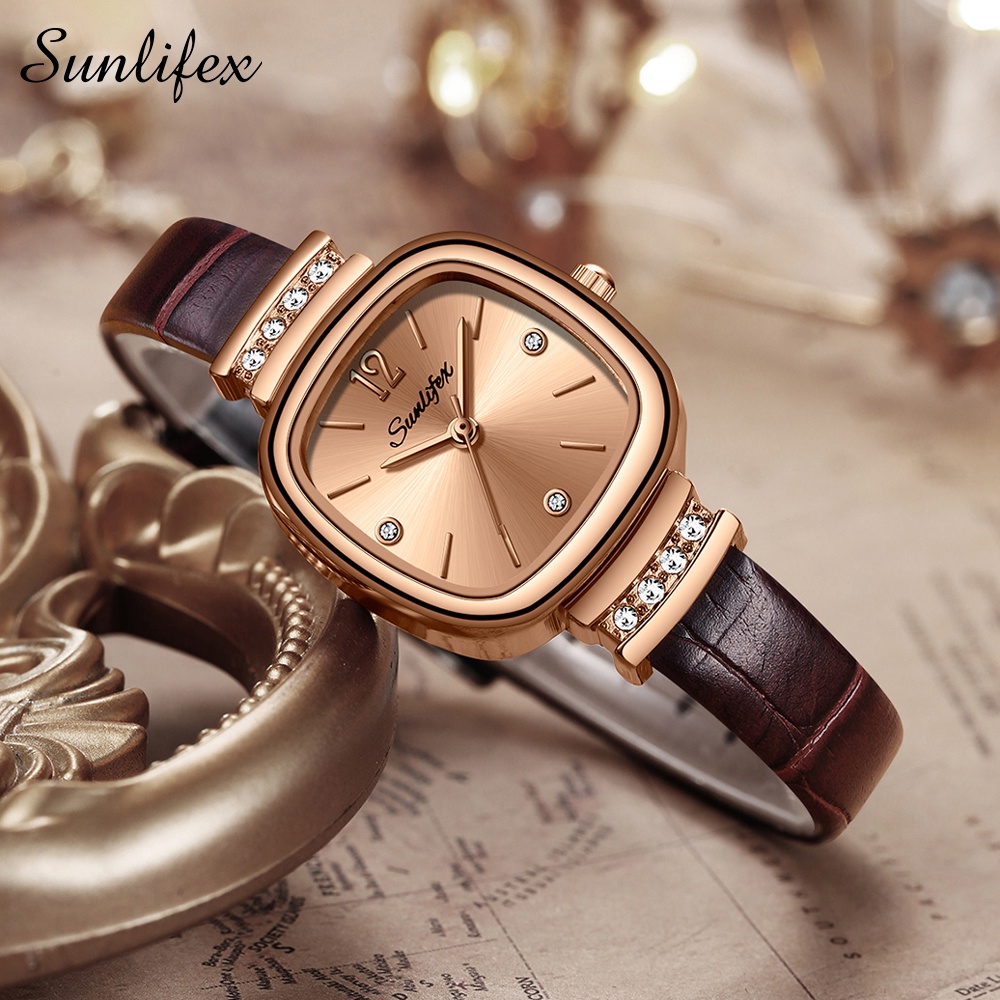  Sunlifex Jam Tangan Wanita Antik  8001