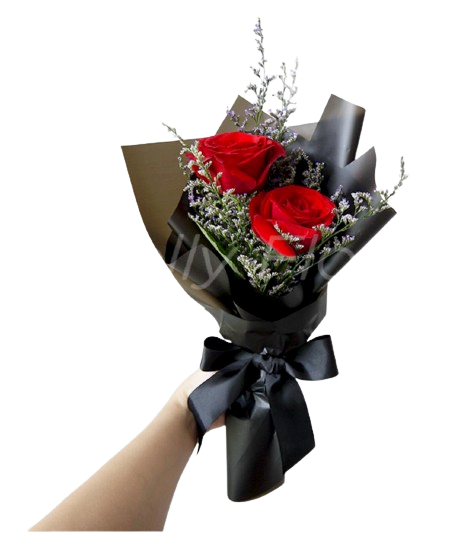 Dangerously In Love (2 Tangkai Mawar dan Bunga Caspea)