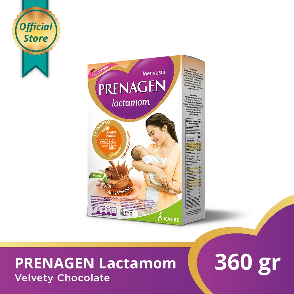 Kalbe Nutritionals Prenagen Lactamom Velvety Chocolate