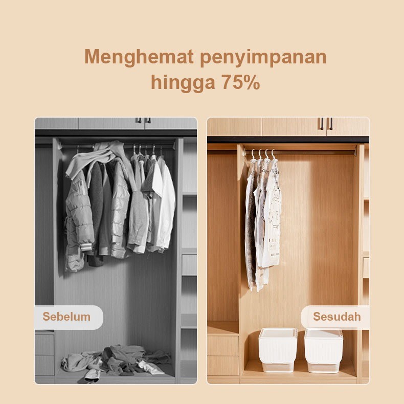 U-Living Plastik Kompresi Gantungan 70x90 cm 3